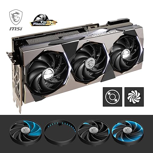 MSI GeForce RTX 4080 SUPRIM X 16GB GDDR6X, PCIe 4.0, HDMI 2.1a, 3x DisplayPort 1.4a, 16-pin Stromanschluss, 3x Lüfter