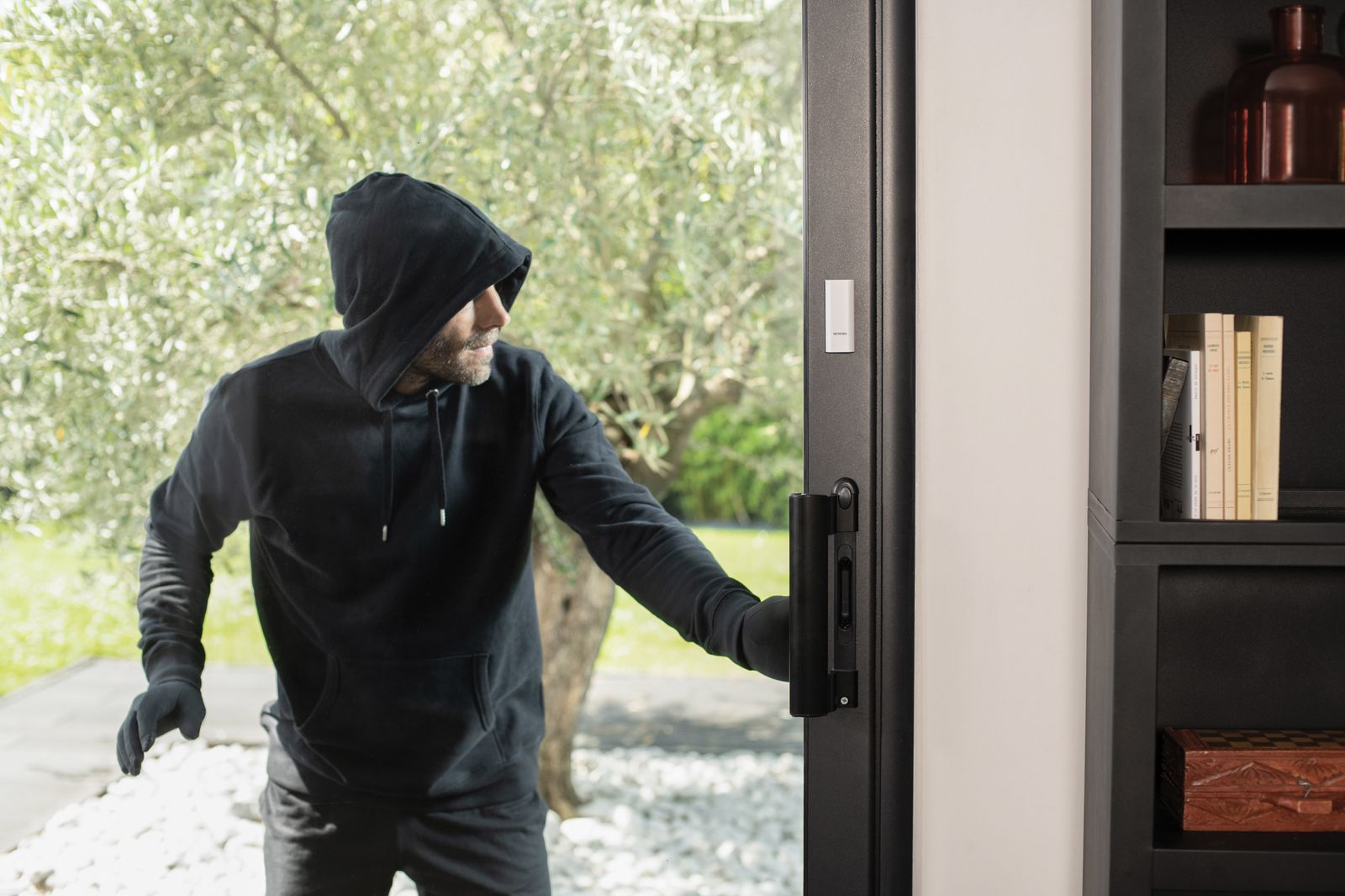 Netatmo DTG-IT Smart Tür-/Fenstersensor, kabellos, RF Wireless, Weiß, AAA-Batterie, 3er-Set