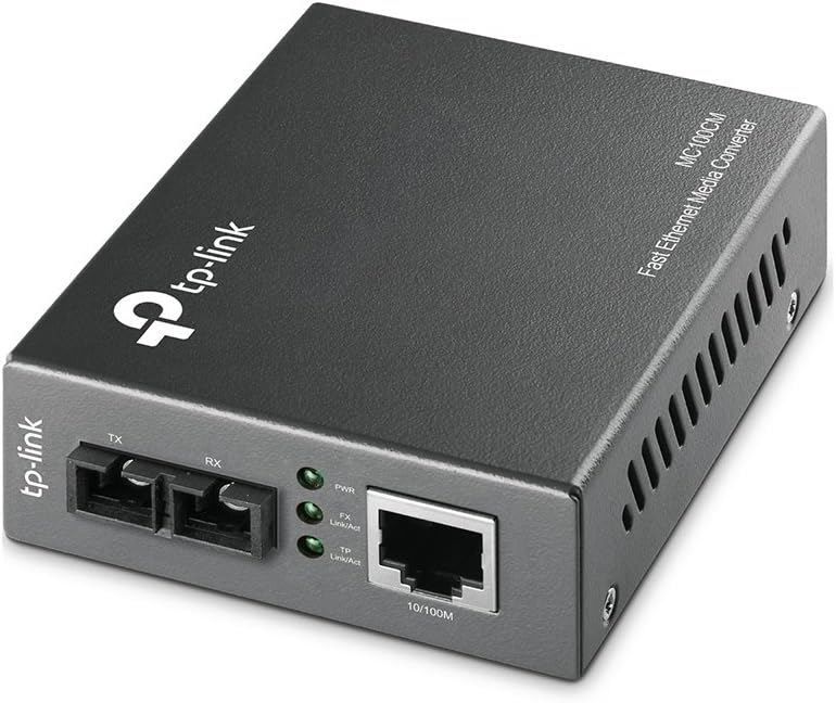 TP-Link 10/100M RJ45 to 100M Full-Duplex Multi-Mode SC Fiber Converter ( MC100CM)