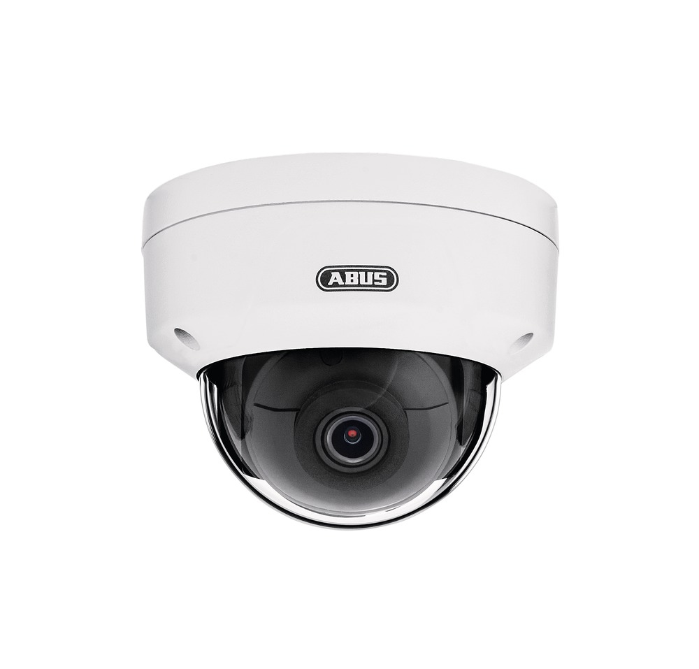 ABUS TVIP42510 Performance Line Profi IP Videoüberwachung PoE Überwachungskamera 2MPx Lan Mini Dome-Kamera 24/7 Schutz 360° Rundumblick