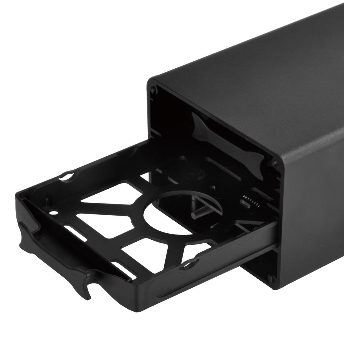 SilverStone SST-DS223, Externes 2,5-Zoll HDD/SSD-Gehäuse, 2 Einschübe, RAID 0/1/JBOD, USB 3.2 Gen 2 (10 Gb/s) Typ-C, UASP, Aluminium, Schwarz