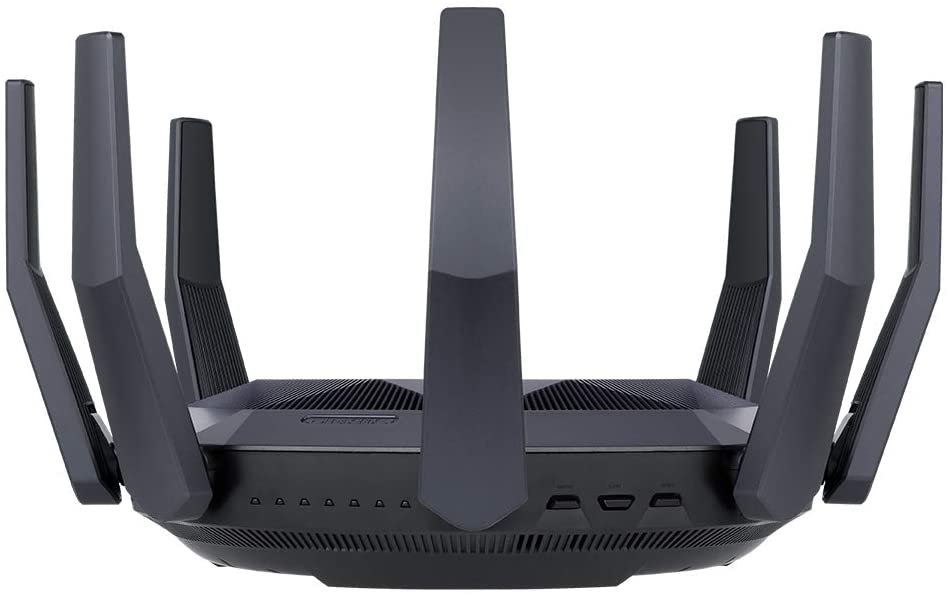 ASUS RT-AX89X Gaming Router Ai Mesh WLAN System Wi-Fi 6 AX6000 10G RJ45 10G SFP+ 2.2 GHz QC CPU AiProtection Pro USB 3.1 WPA3 Gaming AX6000 10G LAN ASUS RT-AX89X Gaming Router Ai Mesh WLAN System Wi-Fi 6 AX6000 10G RJ45 10G SFP+ 2.2 GHz QC CPU AiProtection Pro USB 3.1 WPA3 Gaming AX6000 10G LAN