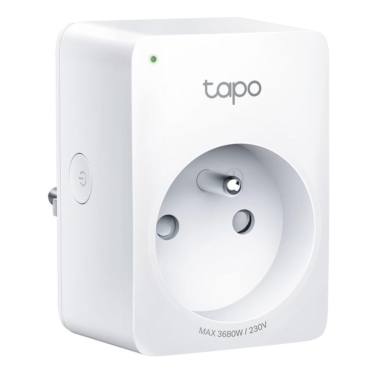 TP-LINK Tapo Matter WLAN-Steckdose, Verbrauchsverfolgung, 16 A, Typ E, kompatibel mit Apple-Home, Alexa und Google, Steuerung von Ventilator, Klimaanlage