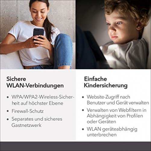Netgear R6260 WLAN-Router Dual-Band Gigabit Ethernet