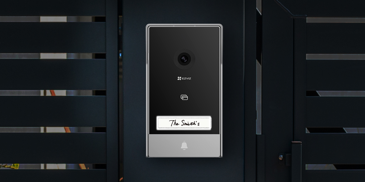 EZVIZ CS-HP7-R100-1W2TFC Video-Zugangssystem 7" Innenstation, WLAN, Nachtsicht 6 m, 2‑Way Audio, MicroSD, Schwarz/Silber, EU