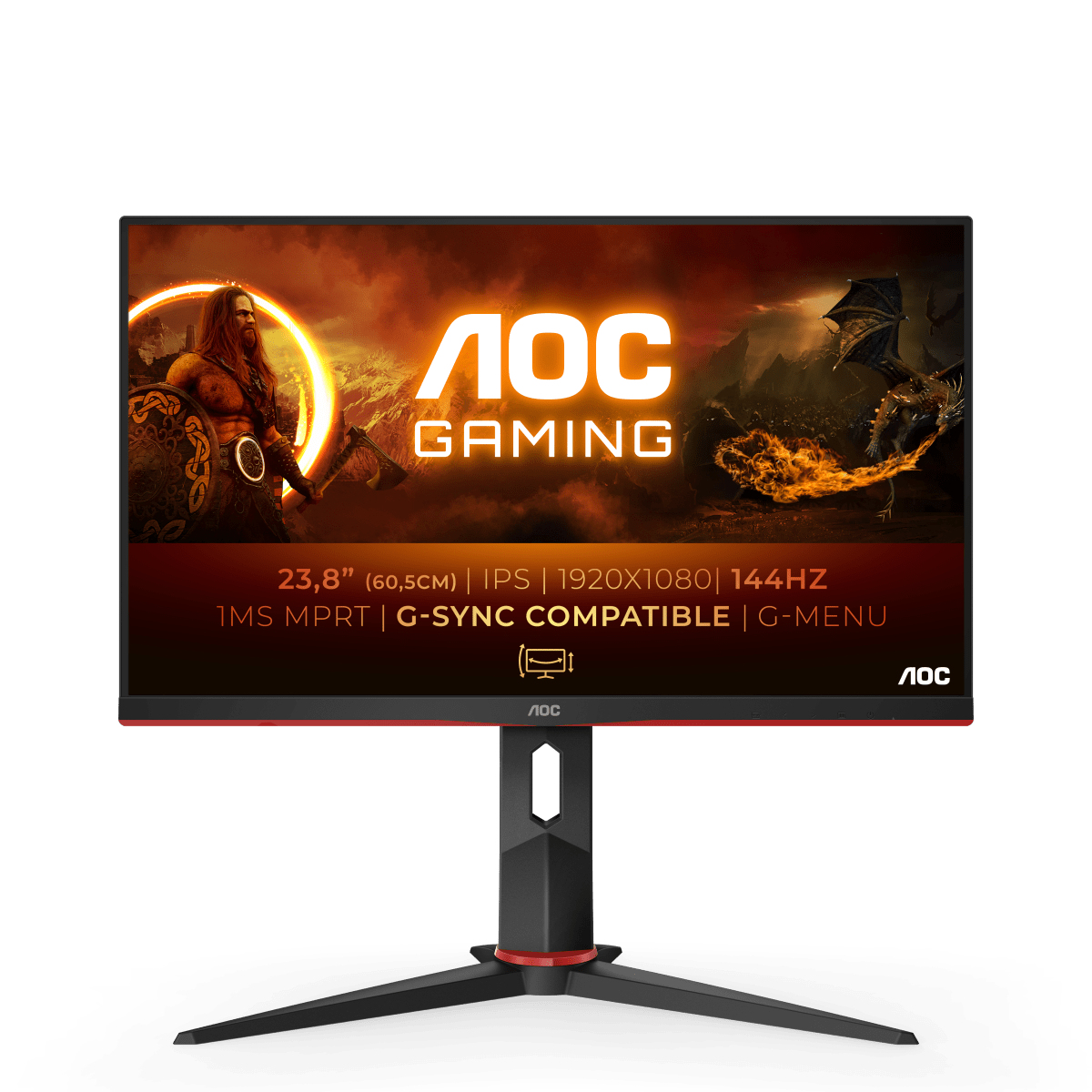 AOC G2 24G2/BK LED display 60,5 cm 23.8" FHD