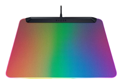 Razer Firefly V2 Pro - RGB-hintergrundbeleuchtete Gaming-Mausmatte - integrierter USB-Anschluss (15-Zonen-LED-Beleuchtung, mikrogeätzte Oberfläche für optimales Tracking, USB-C Kabel) Schwarz