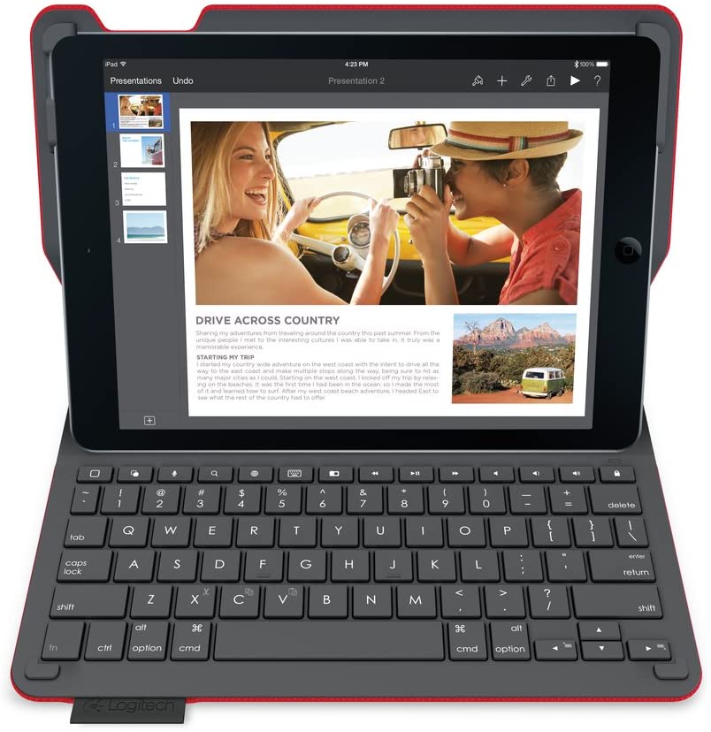 Logitech Type+ Protective CASE iPad AIR 2 Bluetooth (FRA Layout - AZERTY)