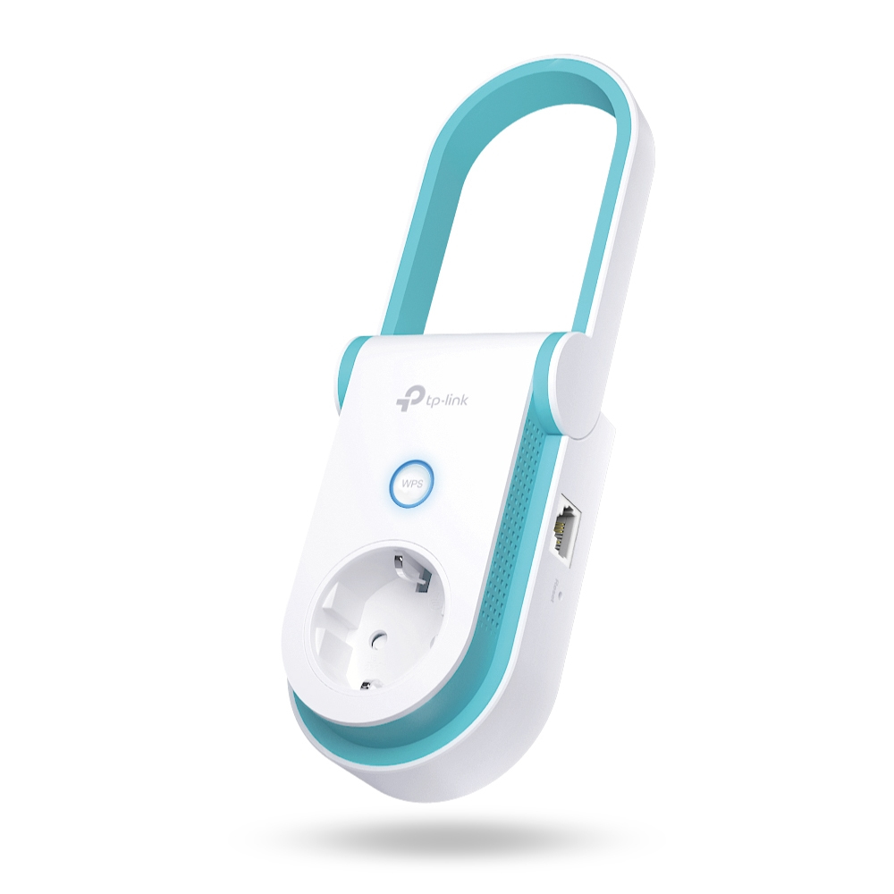 TP-Link RE365 (EU) V3.0 AC1200 Dualband WLAN-Repeater mit Steckdose, 2,4/5 GHz 300+867 Mbit/s, 1x LAN, Tether-App, weiß