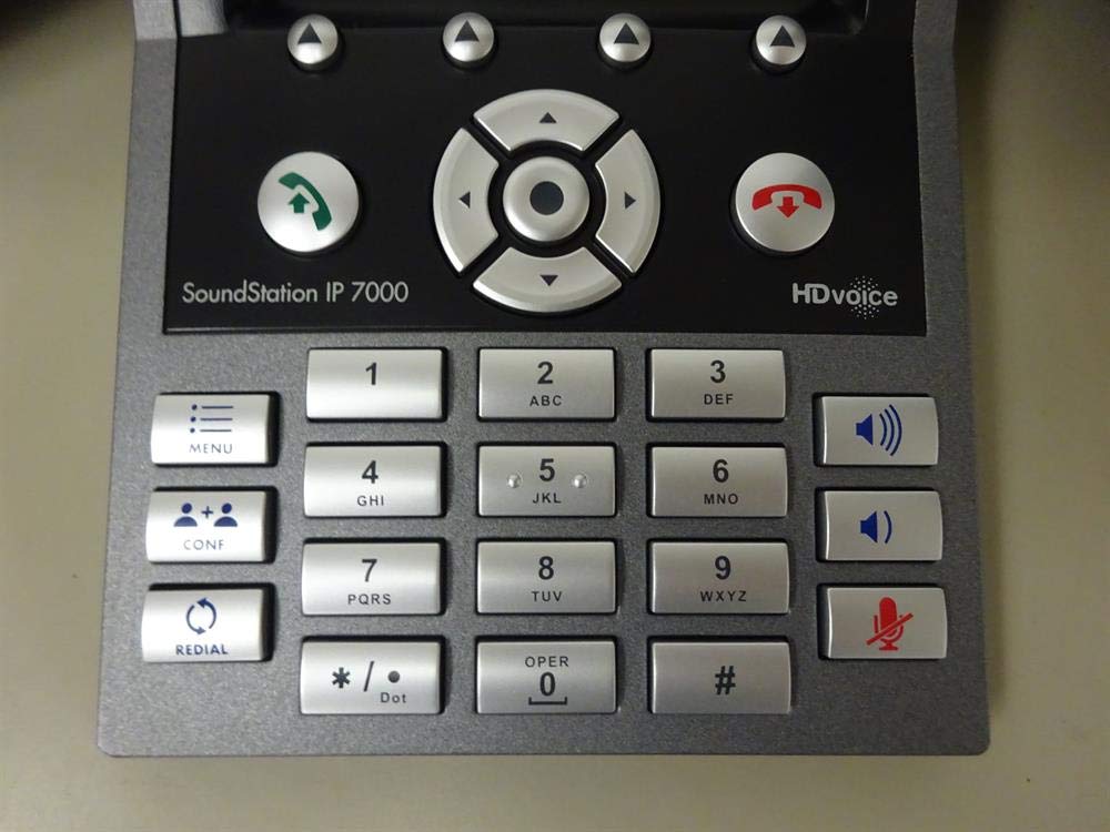 Polycom SoundStation IP7000 2201-40000-001 VoIP Conference Phone