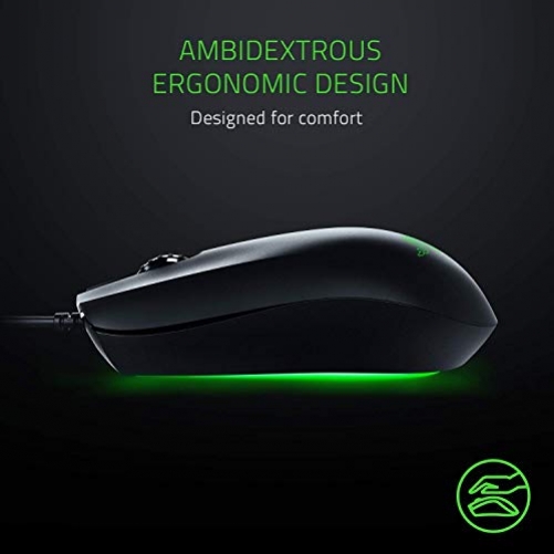 Razer Abyssus Essential Gaming Mouse 7.200 DPI Ambidextrous Black