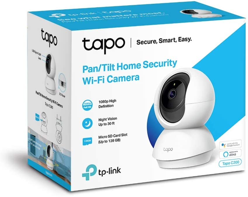 TP-Link Tapo C200 1080p Indoor Sicherheits WLAN Kamera für Alexa Google Home V1