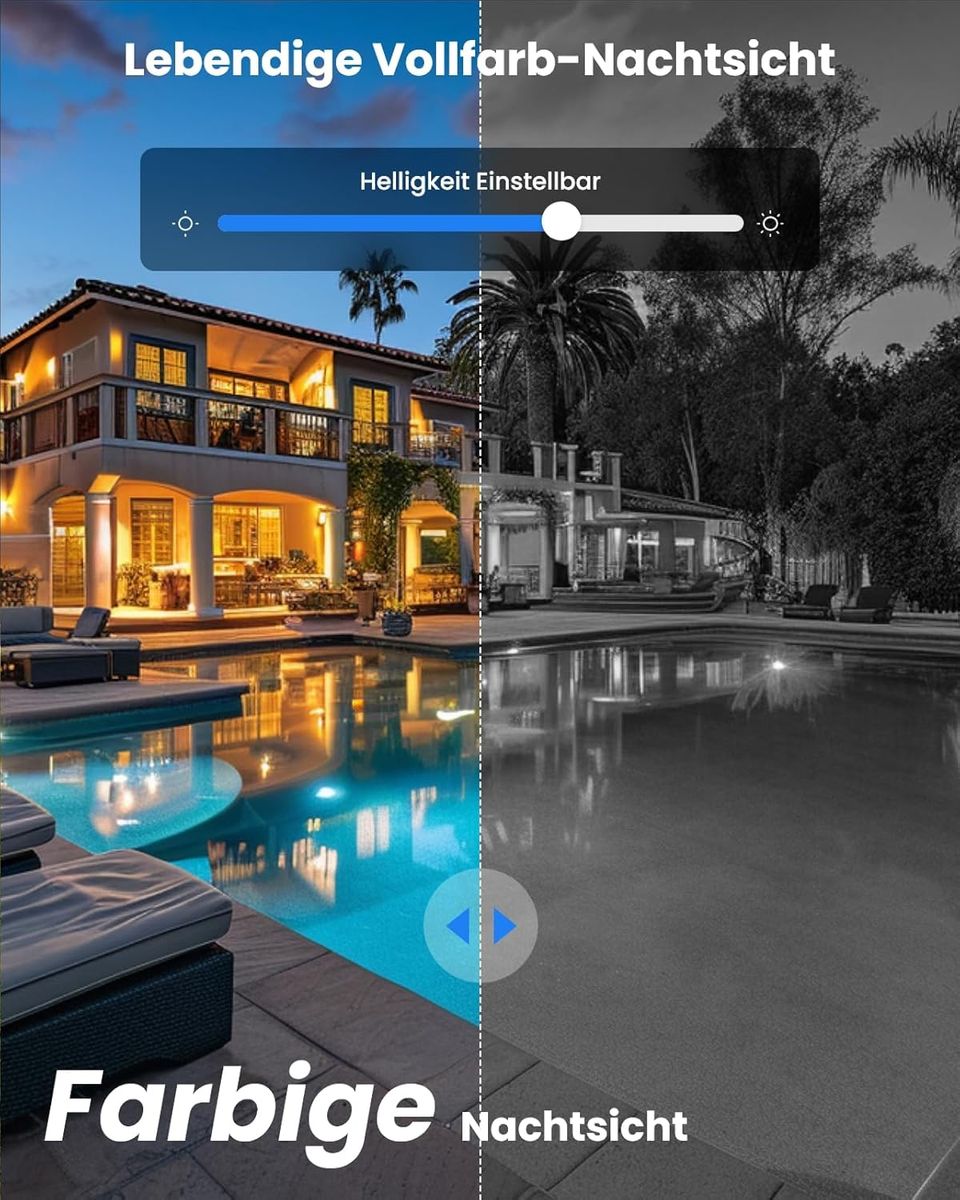 Reolink E1 Outdoor 5MP PTZ Überwachungskamera Außen, 3x Optischer Zoom, Dualband WLAN 2,4/5GHz, Personen-/Fahrzeugerkennung, Farb-Nachtsicht, 2-Wege-Audio, Weiß