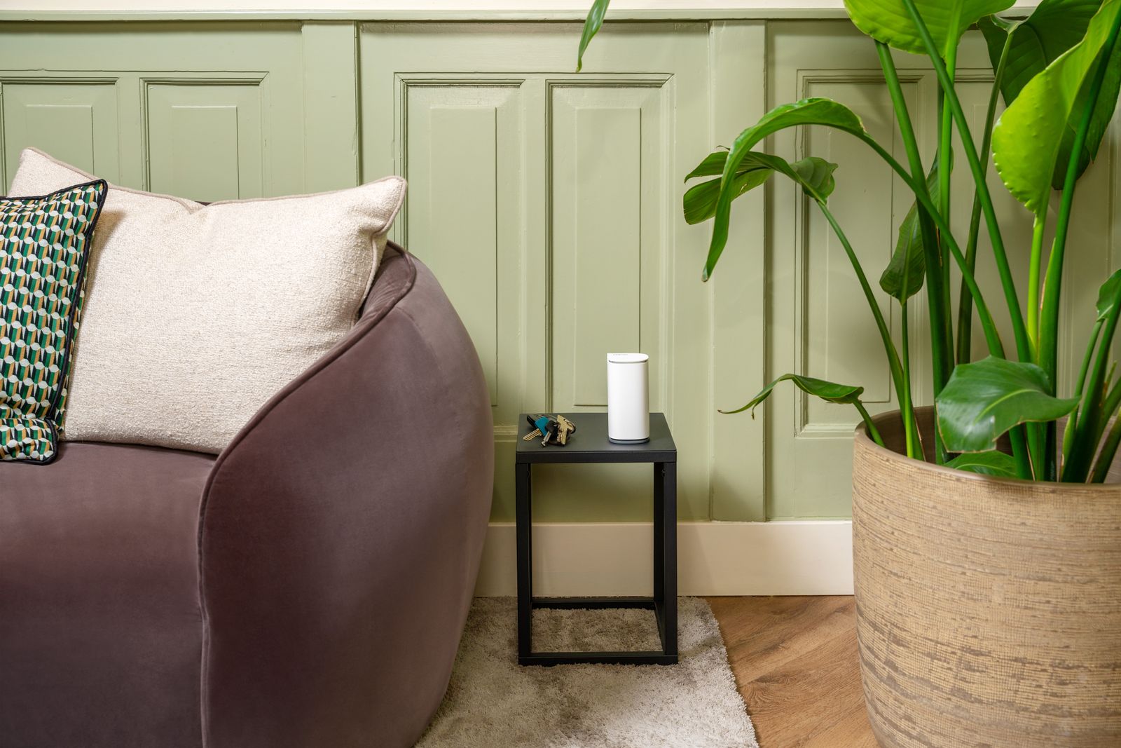 Linksys Velop Micro 6 Mesh-Satellit, Dual-Band 2,4/5 GHz, Wi-Fi 6 (802.11ax), 3000 Mbit/s, Weiß, Intern