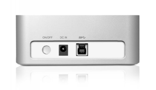 ICY BOX IB-120CL-U3 2-fach Dockingstation für 2,5" 6,35 cm 3,5" 8,9 cm SATA HDD/SSD USB 3.0 Klonfunktion JBOD/weiß