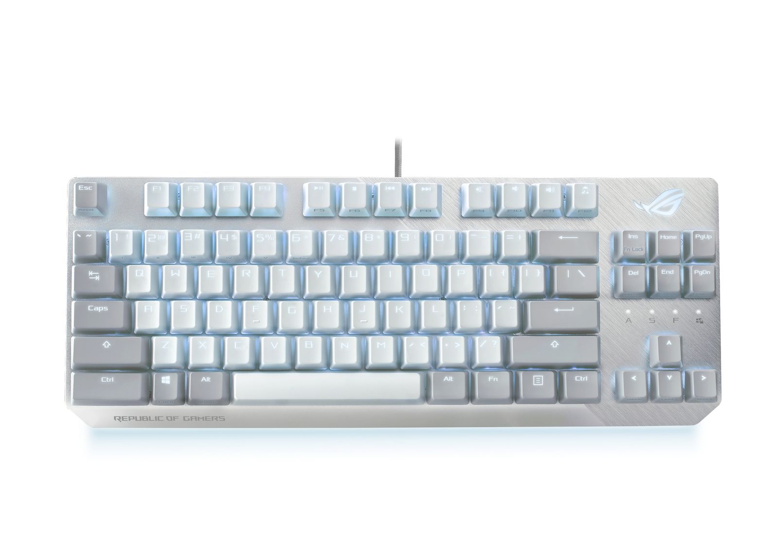 ASUS ROG Strix Scope NX TKL Moonlight White Tastatur Gaming USB Weiu00df - (ITA Layout - QWERTY)
