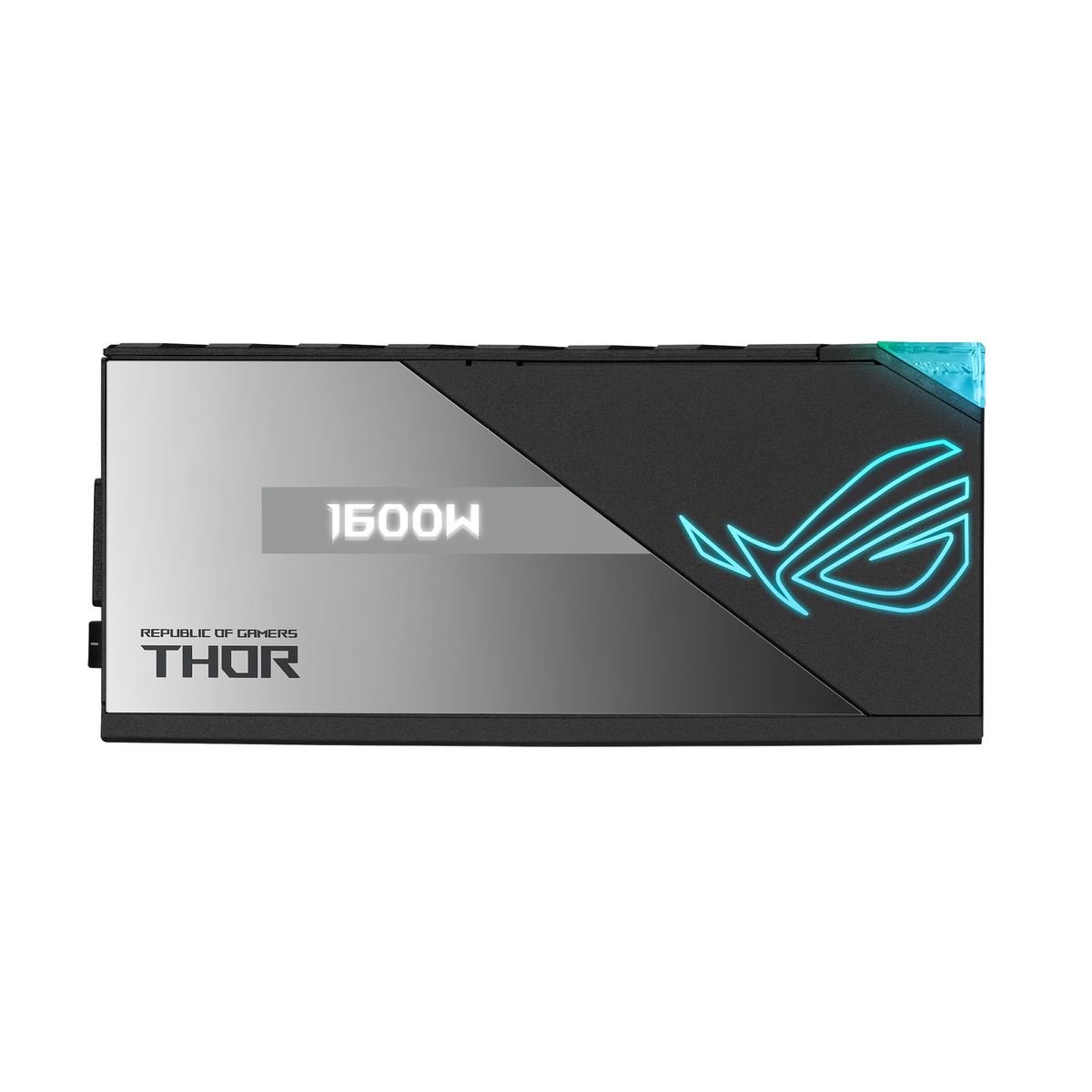 ASUS ROG Thor 1600W Titanium Netzteil ATX Voll modular 80 PLUS Titanium, 135 mm Lüfter, PCIe Gen5 16-polig, Schwarz/Silber
