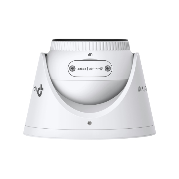 TP-Link VIGI C455 (2.8mm) Indoor Turret IP-Sicherheitskamera, 5 MP 2880 x 1620, PoE, Nachtsicht 30 m, IP67, Weiß
