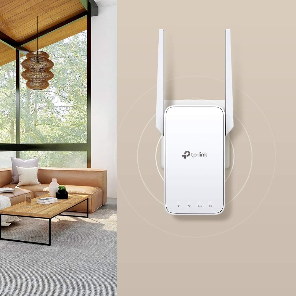 TP-Link RE315(UK) V1.0 AC1200 Mesh WLAN Repeater, Dual-Band 2,4/5 GHz, LAN, Weiß, UK-Stecker