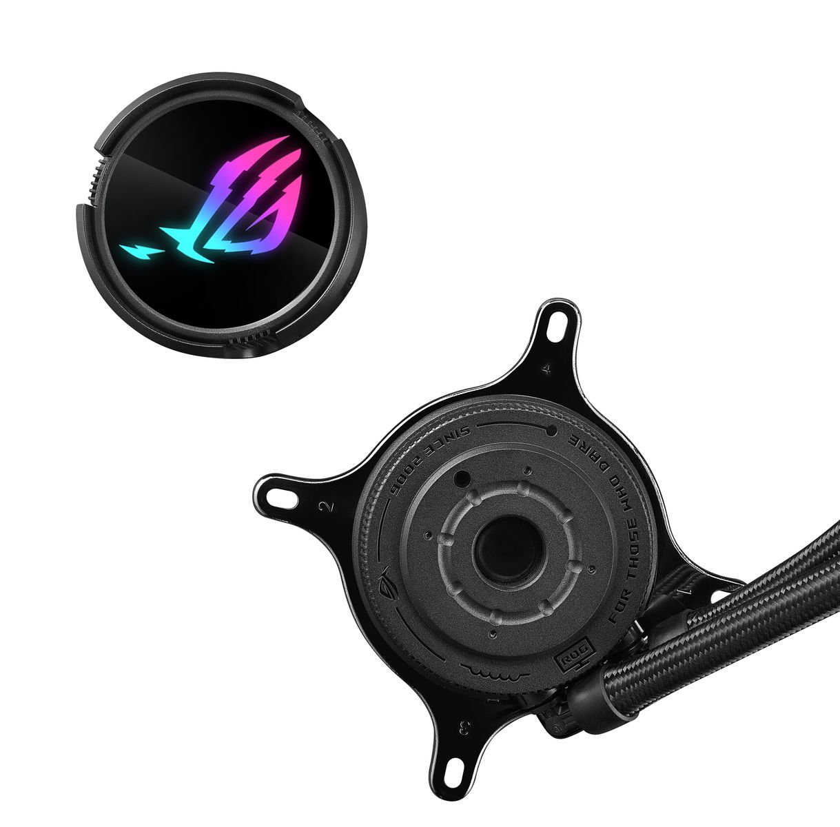 ASUS ROG Strix LC III 360 ARGB AIO Flüssigkeitskühlung mit LCD, 360 mm Radiator, 3×120 mm PWM-Lüfter, AM5/LGA1700 & Intel/AMD kompatibel, Schwarz