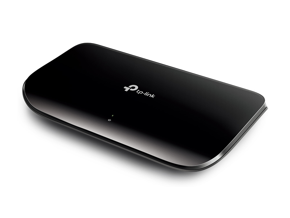TP-Link TL-SG1008D 8 Port Gigabit Desktop Switch Ethernet LAN Switch Schwarz v10.0