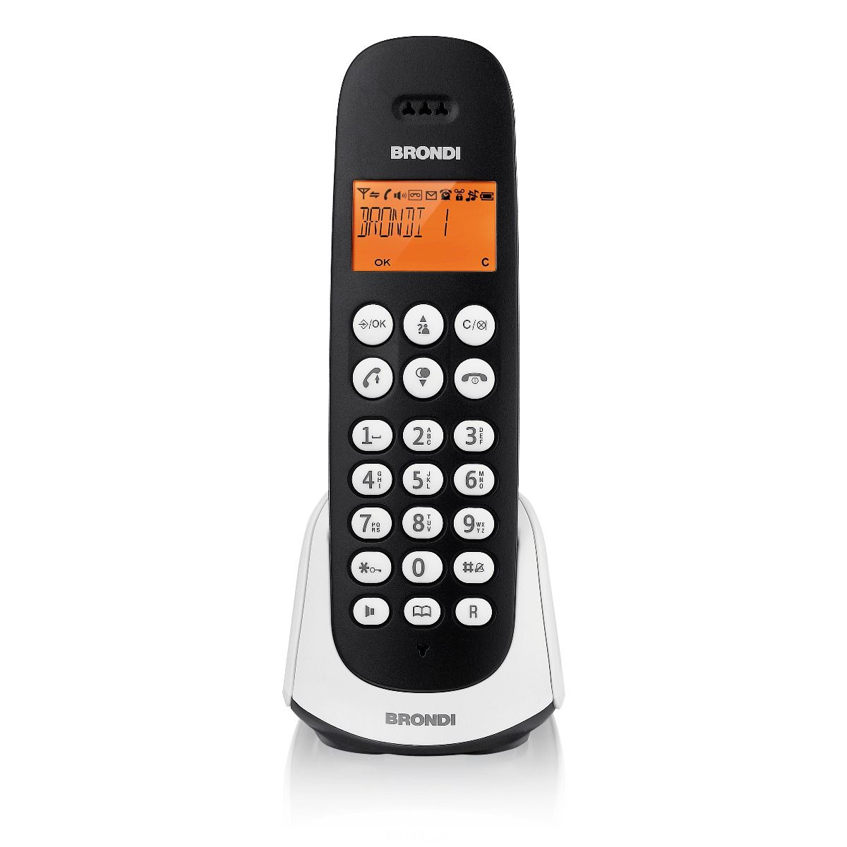 Brondi TELEFONO ADARA NERO/BIANCO schwarz / weiß