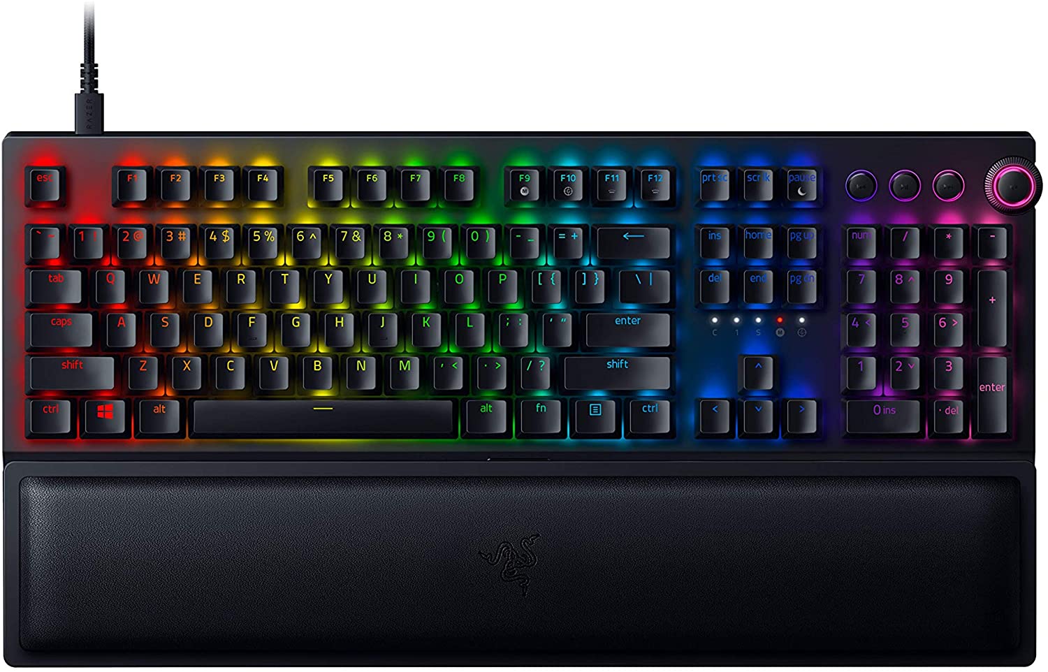 Razer BlackWidow V3 Pro Gaming Keyboard Dual Wireless Yellow Switches USA Layout QWERTY