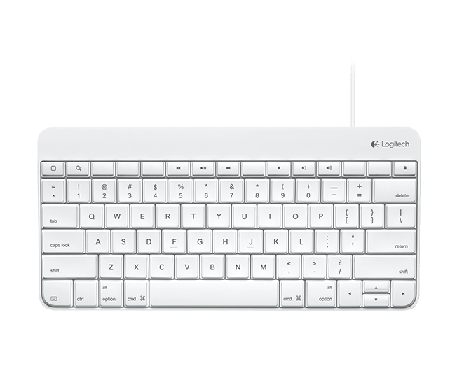 Logitech Tastatur für Mobilgeräte Weiß Lightning (NORDIC Layout - QWERTY)