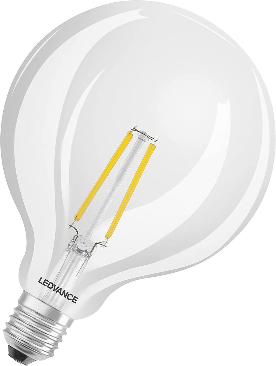 LEDVANCE Smarte LED-Lampe mit WiFi Technologie, Sockel E27, Dimmbar, Warmweiß (2400 K), ersetzt Glühlampen mit 60 W, SMART+ WiFi Globe Edison Dimmable, 1er-Pack, Filament Globe - Form 1 Stück (1er Pack) 60W-Ersatz