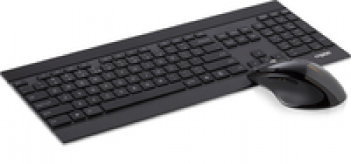 Rapoo 8900 kabelloses Deskset Tastatur & Maus schwarz DE-Layout