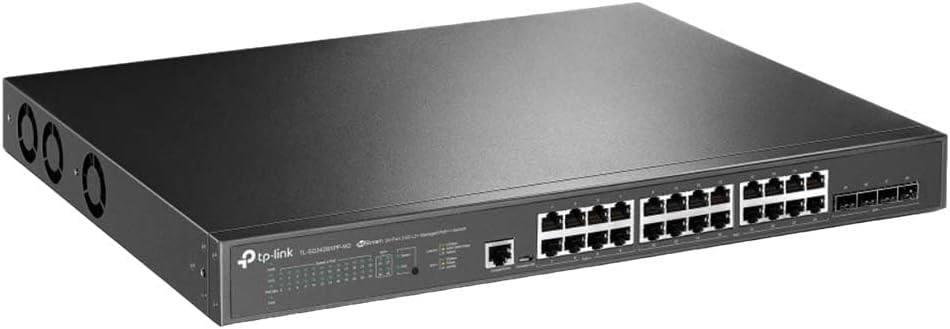 TP-Link Omada SG3428XPP-M2 Netzwerk-Switch Managed L2+ 2.5G Ethernet (100/1000/2500) Power over Ethernet (PoE) 1U Schwarz