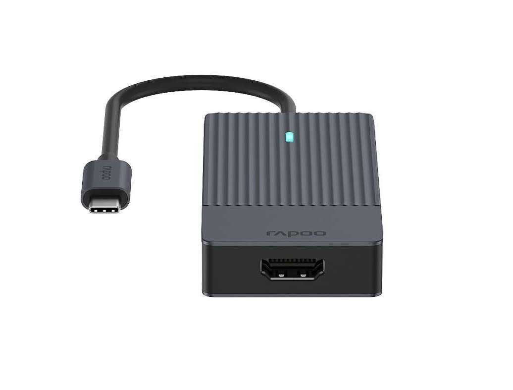 Rapoo UCM-2001 4-in-1 USB-C Multiport Adapter 100W Power Delivery HDMI USB-C USB-A 3.0 v1.0