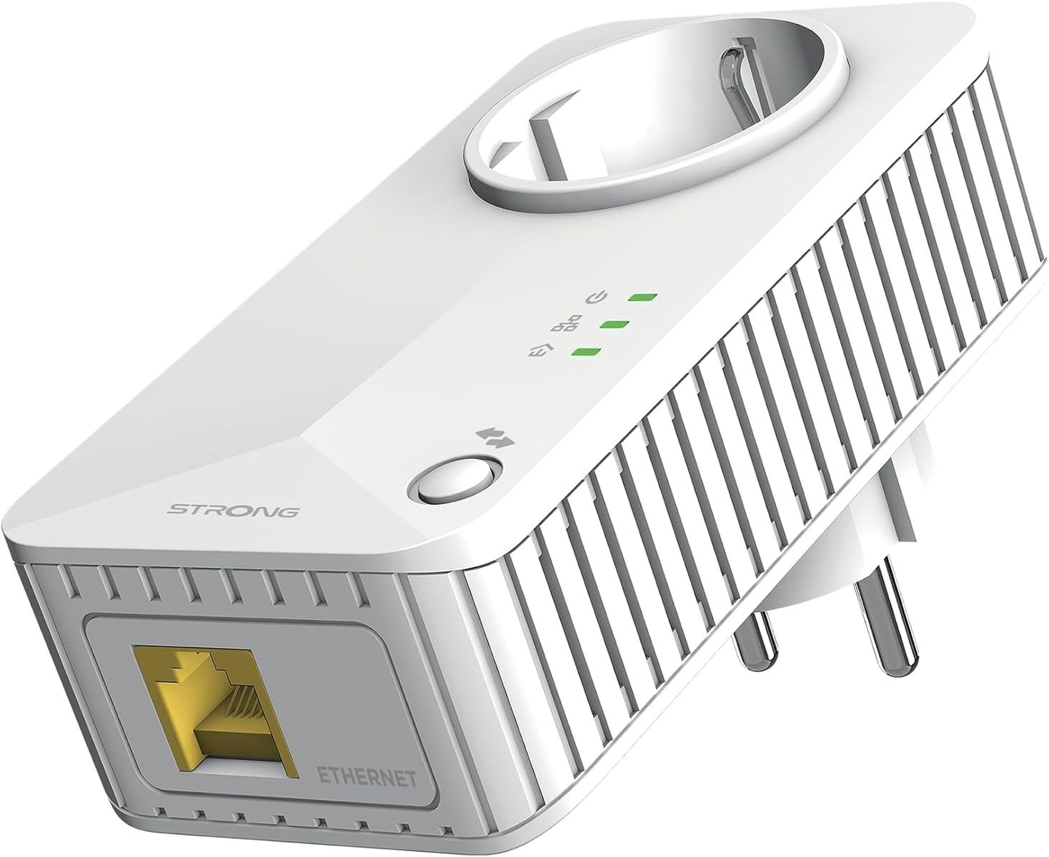 Strong Powerline WiFi 600 Triple Pack V2 600 Mbit/s Ethernet/LAN WLAN Weiß 3 Stück(e)