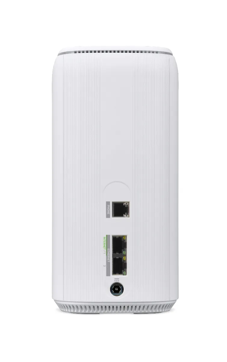 Acer Connect X6E 5G CPE EU Plug Tragbarer Router Tri-Band Wi-Fi 6E (2,4/5/6 GHz) Gigabit Ethernet Ethernet-WAN NanoSIM Weiß