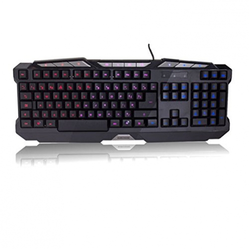 Sumvision Spectrum 3 in 1 Colour Gaming Style LED Tastatur UK-Layout