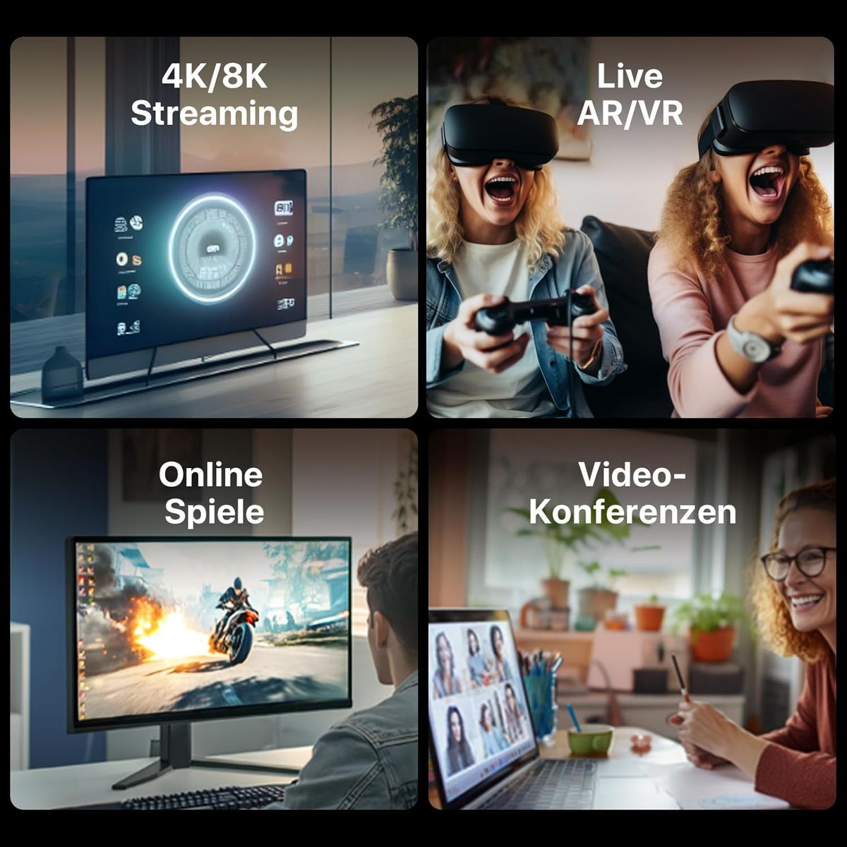 Tenda RE6L Pro Wi‑Fi 7 Router Dual-Band 5 GHz 4323 Mbit/s + 2,4 GHz 688 Mbit/s, 1x2.5Gbps+3xGigabit WAN/LAN, MLO, MRU, NFC, WPA3, VPN, Mesh