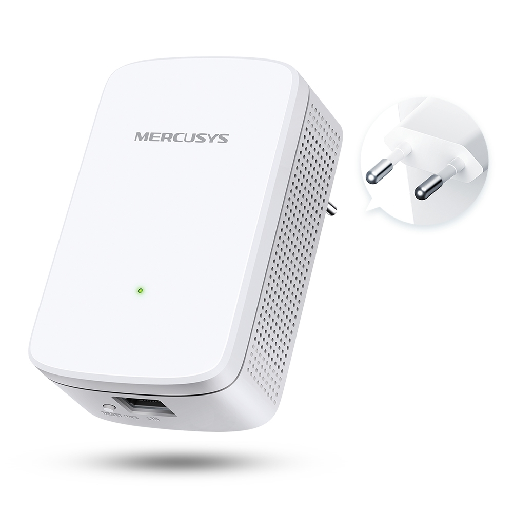 Mercusys ME10 Wi-Fi Range Extender WLAN Repeater & Access Point 300 Mbit/s White v1.0