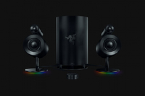 RAZER Nommo Pro 2.1 Virtual Surround Gaming Lautsprecher mit THX-Lautsprecherset