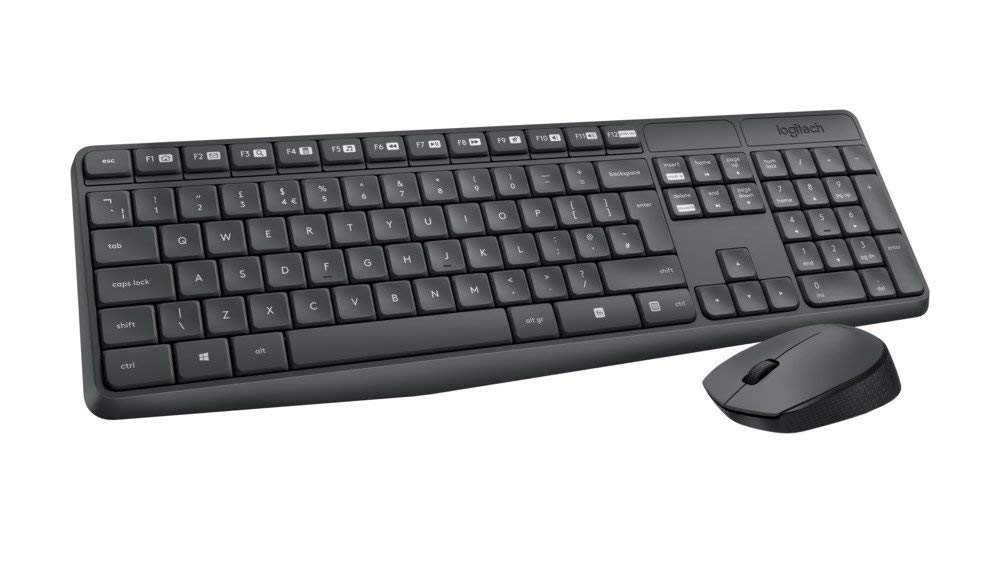 logitech MK235 Wireless Keyboard with Mouse Combo (ESP Layout - QWERTY)