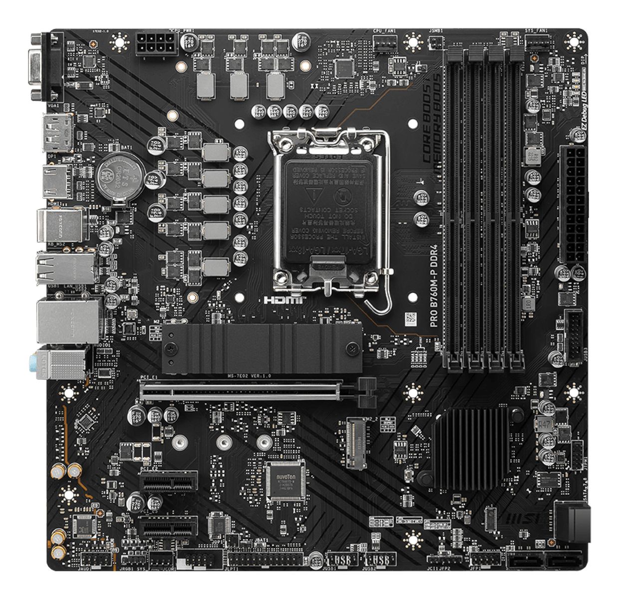 MSI PRO B760M-P DDR4 Motherboard Intel B760 LGA 1700 micro ATX