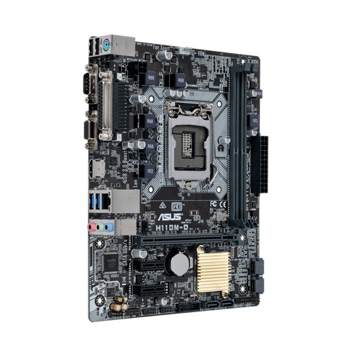 Asus Motherboard H110M-D Core i7/i5/i3 LGA1151 H110 DDR4 PCI Express SATA micro-ATX
