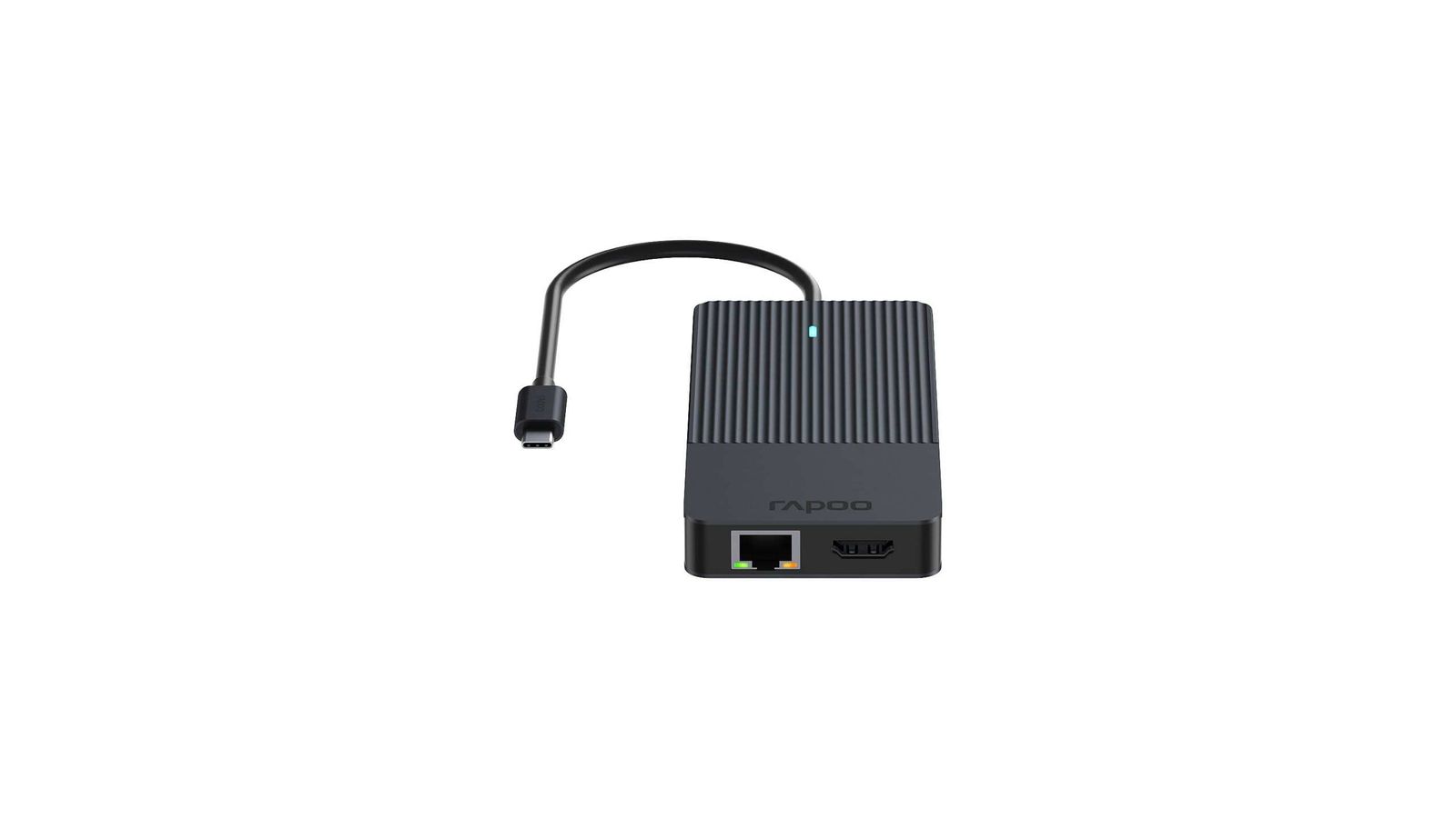Rapoo UCM-2006 12-in-1 USB-C Multiport Adapter 100W Power Delivery HDMI DisplayPort LAN USB-C USB-A 3.0 microSD AUX v1.0