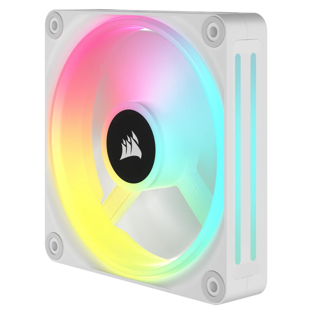 Corsair CO-9051005-WW Gehäuselüfter 120 mm RGB PWM 2400 RPM 63,1 CFM Weiß