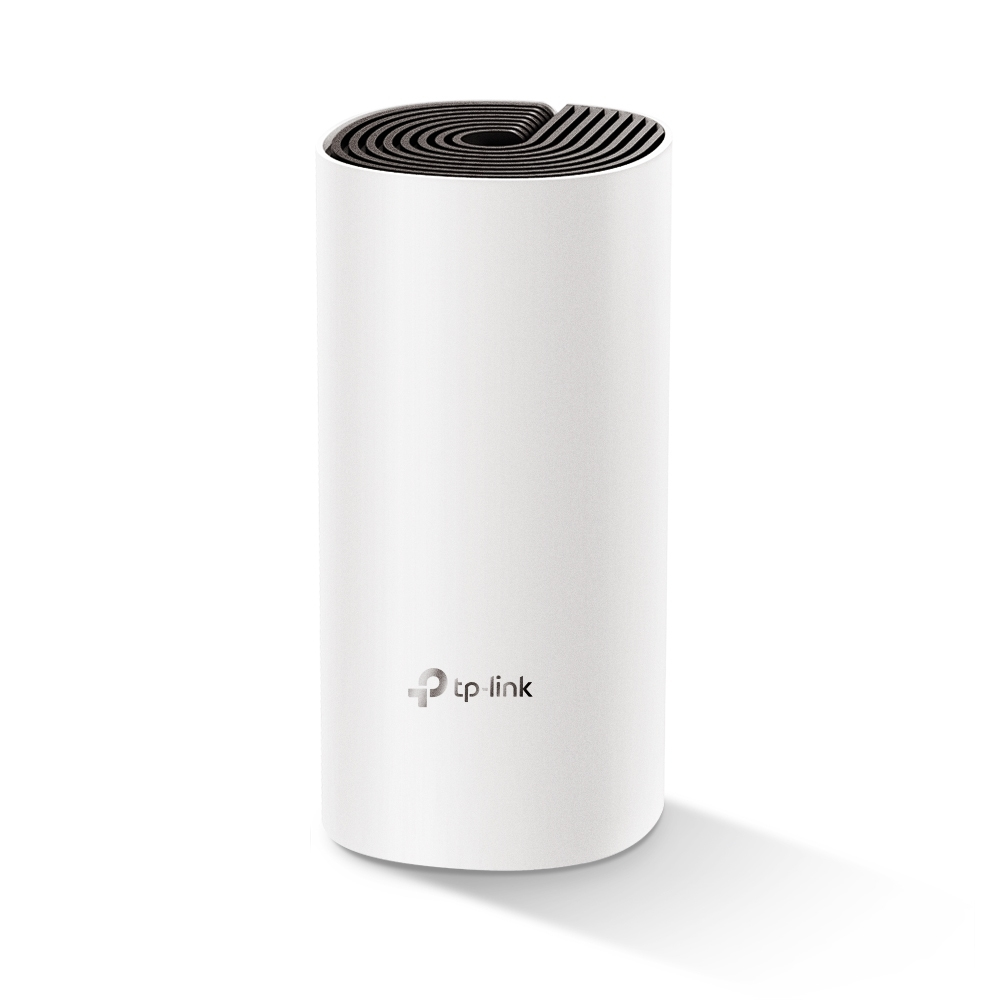 TP-Link Deco M4 Mesh WLAN Set (1er Pack), AC1200 Dual Band Router & Repeater, 2x Gigabit Ports, Zusatzeinheit, empfohlen für Häuser mit 1-2 Schlafzimmern, Umfassender Jugendschutz