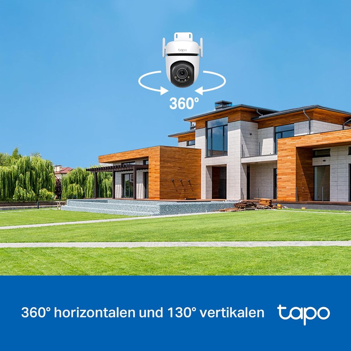 TP-Link Tapo C520WS Dome IP-Sicherheitskamera Innen & Außen 2560 x 1440 Pixel Zimmerdecke