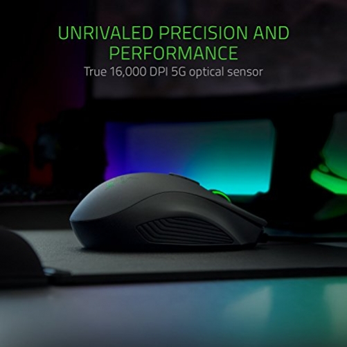 RAZER Naga Trinity Wired Ergonomic Moba MMO Gaming Mouse 16.000 dpi