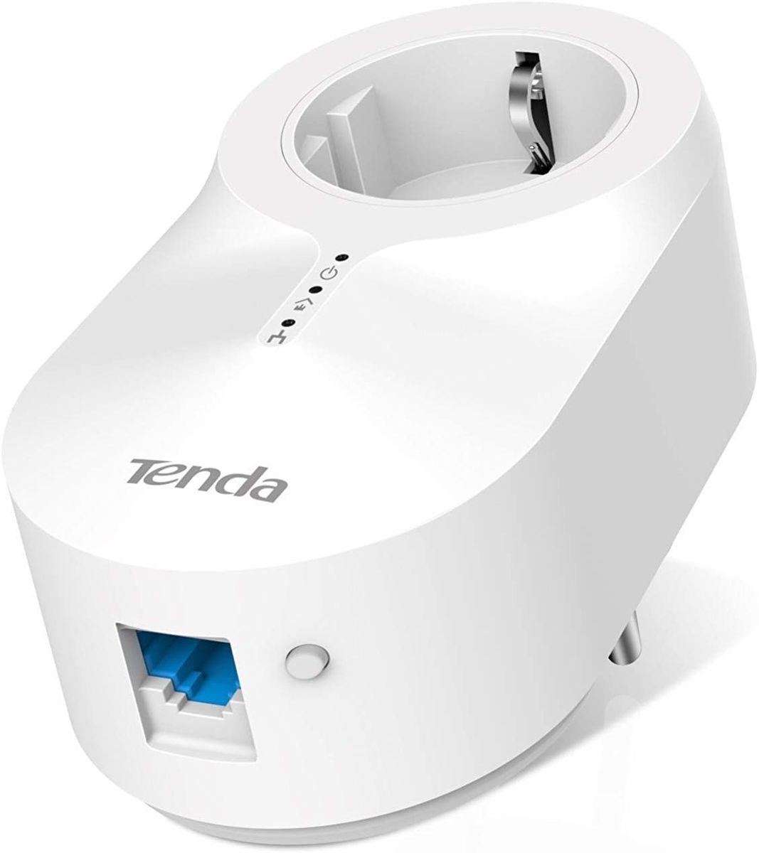 Tenda PH6 PowerLine Netzwerkadapter 1000 Mbit/s Eingebauter Ethernet-Anschluss 2 Stücke