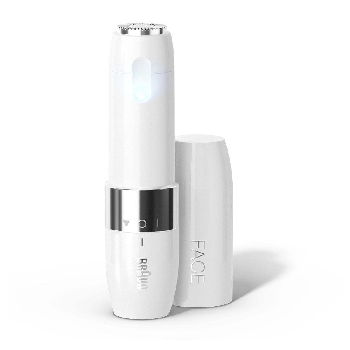 Braun Face Mini Hair Remover electric facial hair remover for women small shaver for fast gentle shaving upper lip chin cheeks for on the go smartlight FS1000