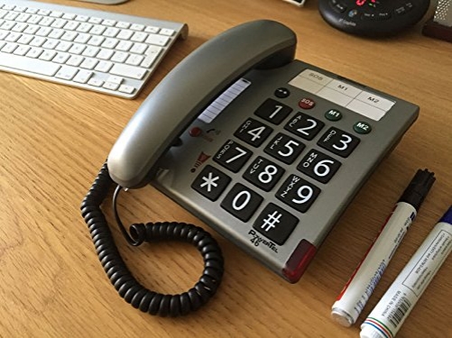 amplicomms PowerTel 46 Grau Anrufer-Identifikation