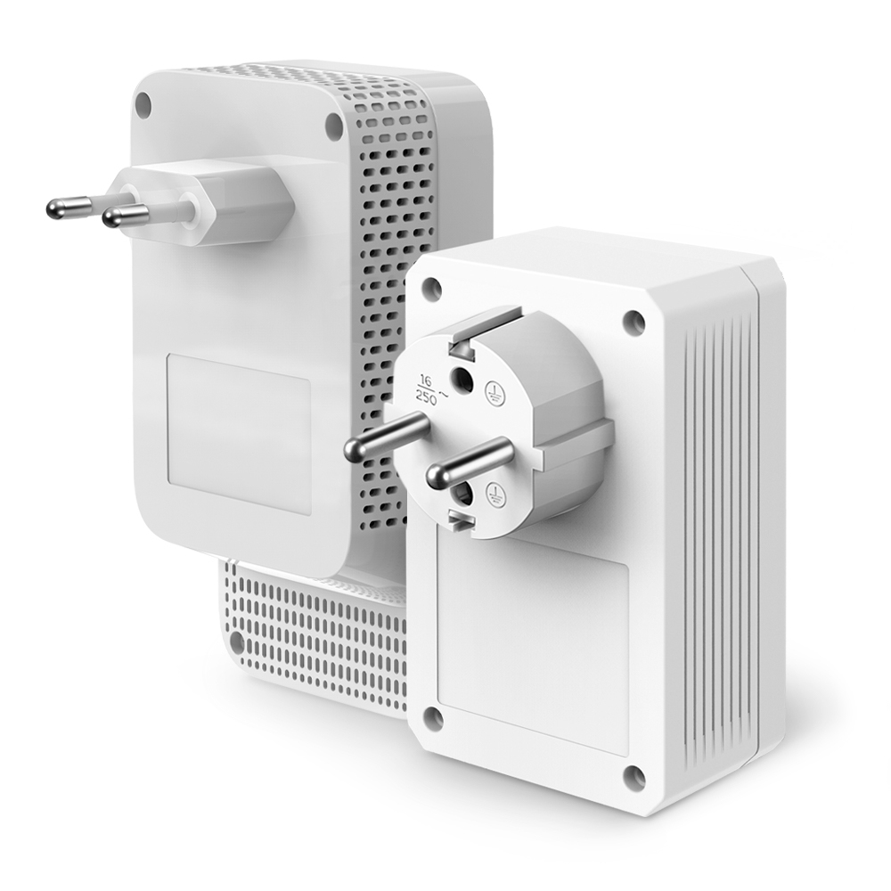 TP-Link AC1200 AV1000 Gigabit WLAN Powerline Adapter Kit mit Steckdose